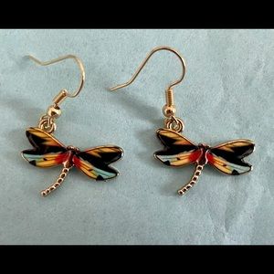 Earrings Dragonfly